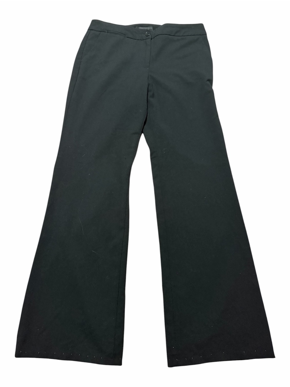 Classic Talbots Heritage Black Boot-Cut Flare Dress Pants Size 8P Work Office